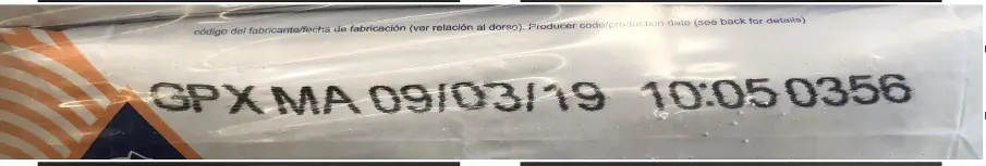 Marcaje y codificación industria cementera