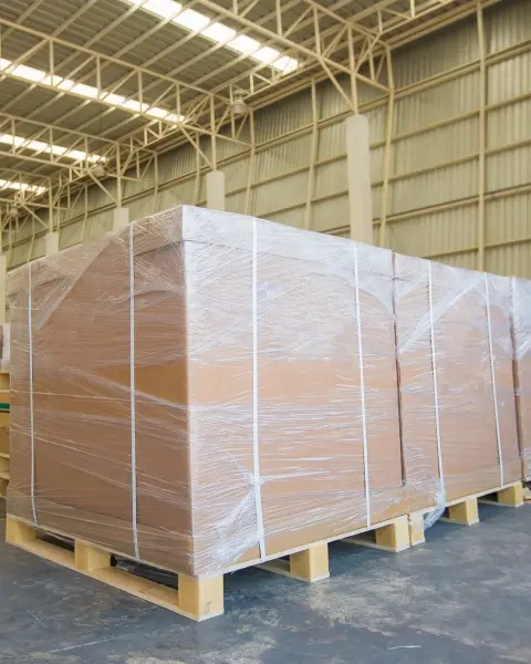 Marcaje de envoltura de película en caja