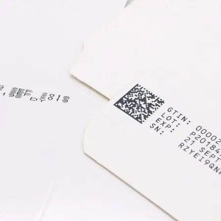 Marcaje de caja de cartón con QR, impreso con impresora de marcaje y codificación Anser X1 con tinta base agua