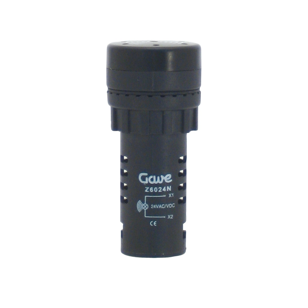 ZUMBADOR D.22MM NEGRO GAVE 230V