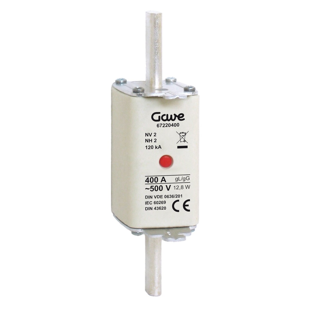 FUSIBLE NH IND.FUSION 400A.GG T2 GAVE