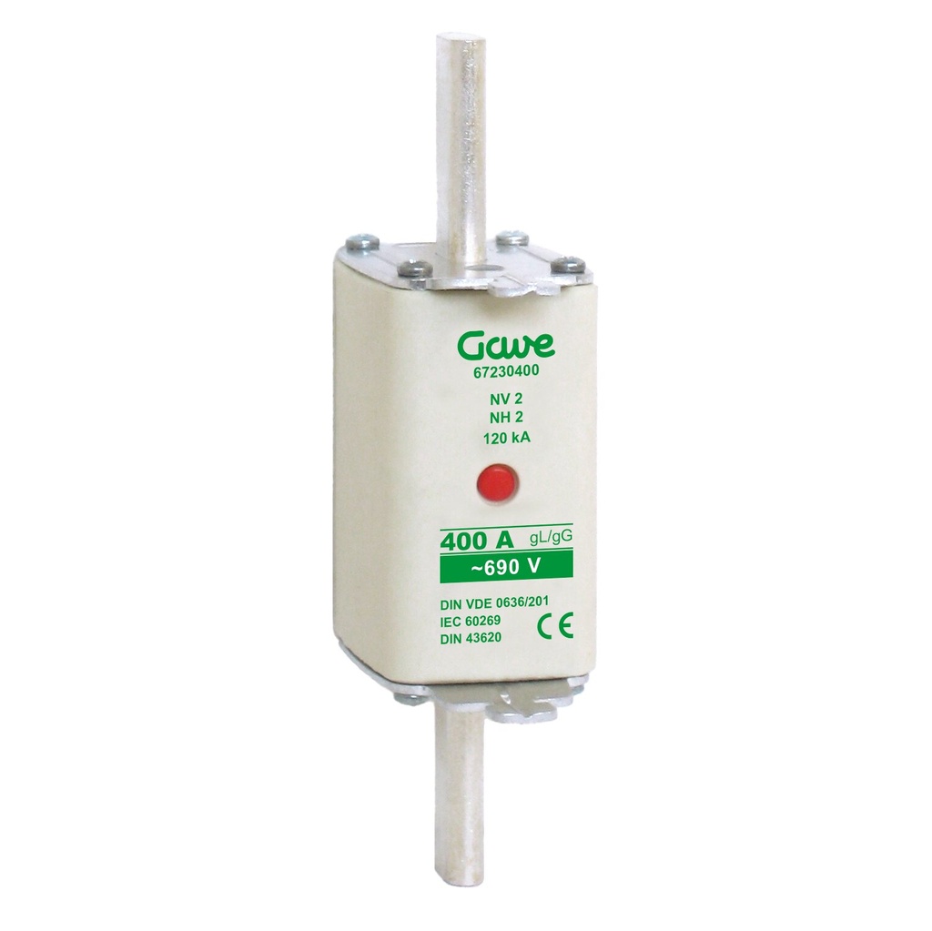[67230400] FUSIBLE NH IND.FUSION 400A.AM T2 GAVE