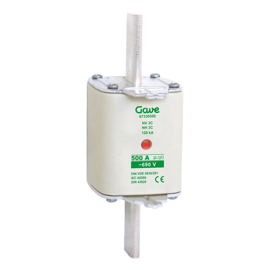 [67330500] FUSIBLE NH GAVE IND.FUSION 500A.AM T3