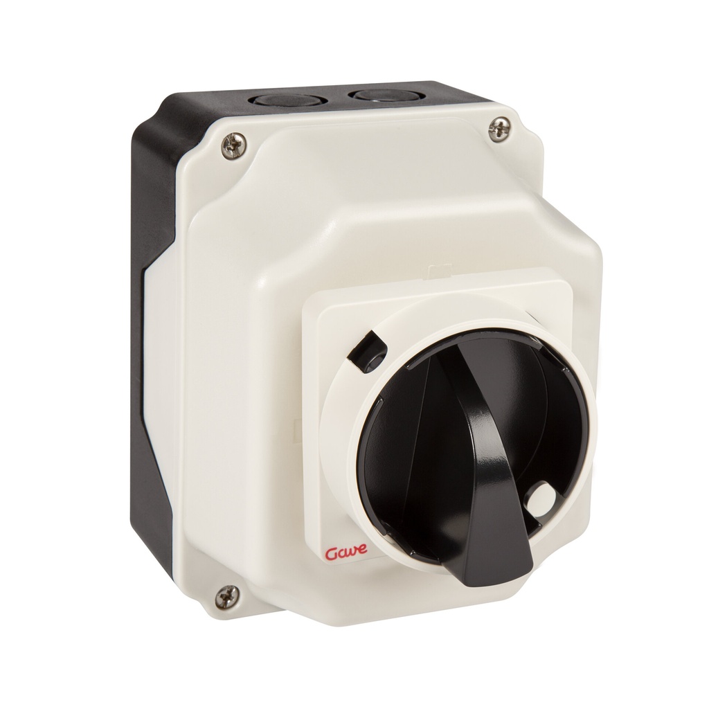 INTERRUPTOR GAVE 4P.16A. EN CAJA IP65