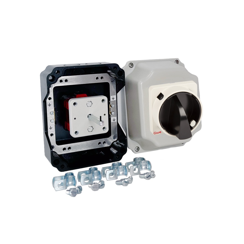 [AC552100C] INTERRUPTOR GAVE 3P.16A. EN CAJA IP65 + EMC