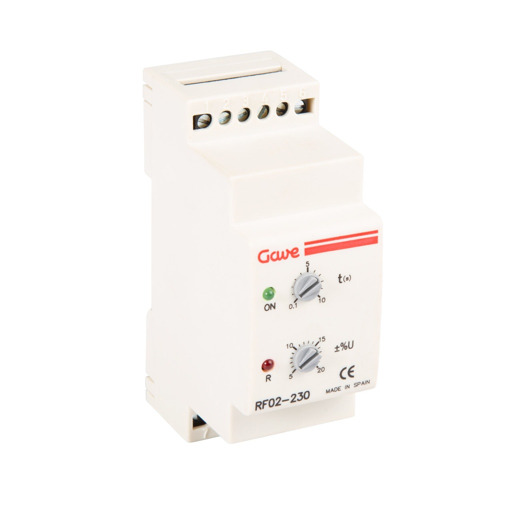 RELE CONTROL GAVE SECUENCIA Y FALLO FASE AJUSTABLE RED 3F-230V