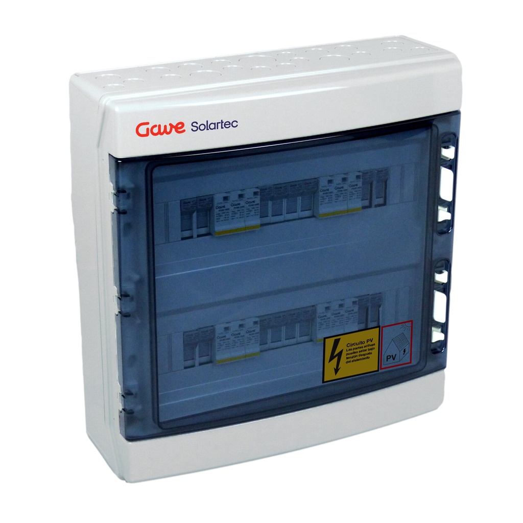 [STM210NSP15S/4] CAJA MOD.2STR.1000V FUS15A 4MPPT SALIDAS INDIVIDUALES GAVE