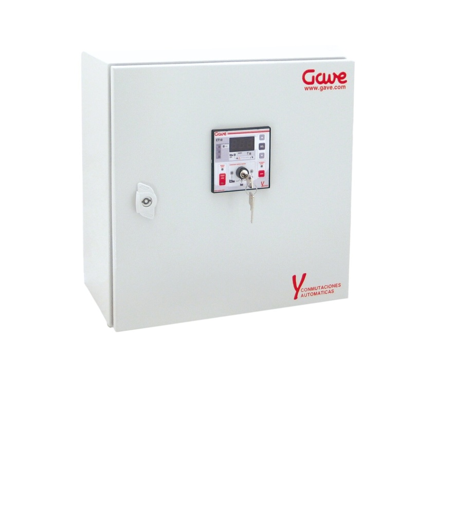 [ACA-63/2-160DP] ARMARIO CONEXIÓN 400V AC 3P+N, ENTRADA PARA 2 INVERSORES HASTA 63A, SALIDA 160A + PROTECTOR SOBRETENSIONES