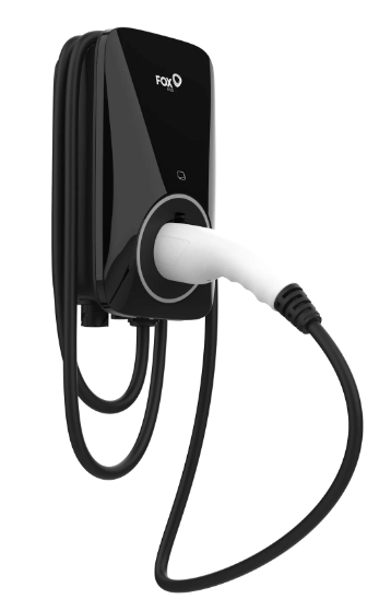 Enchufe de carga corriente alterna Monofásico 11.0kW- ROJO -Bluetooth+RFID+4G
