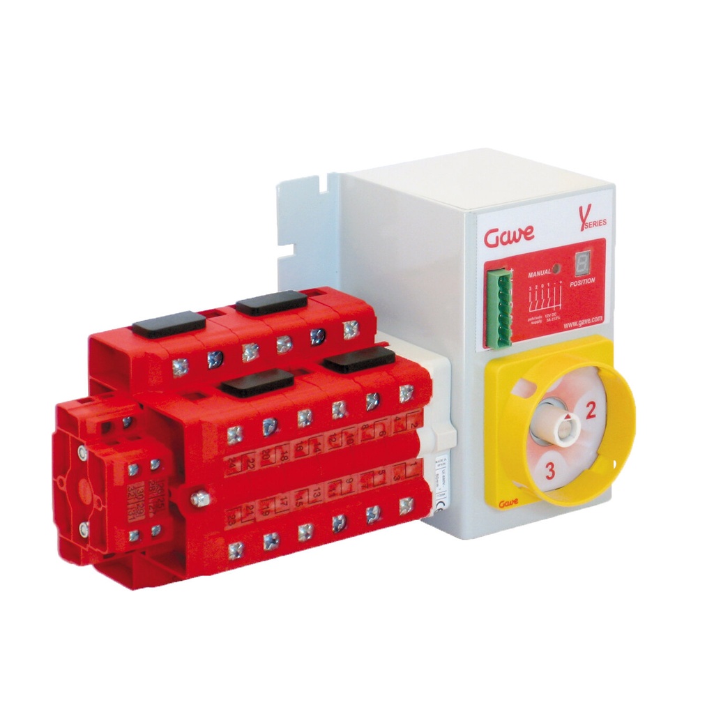 [YL3936101] CONMUTADOR GAVE MOTOR.MULTIFUE. 4P 63A 12VDC